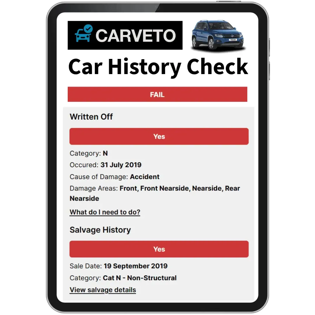 Check vehicle history and car registration details